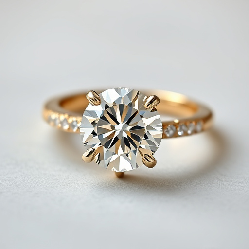 Anel de Noivado Solitário