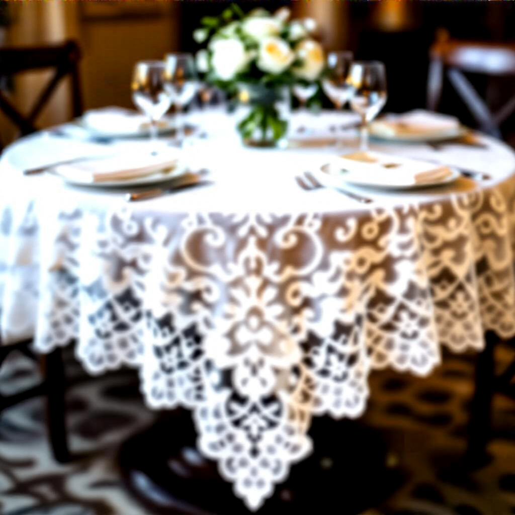 Toalha Mesa Rendada